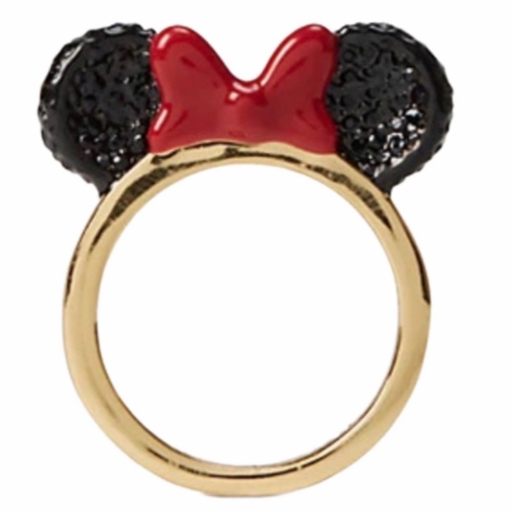 Kate Spade  Disney X Red and Black Mickey Mouse Ring